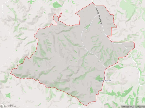 Johnston, Otago Polygon Area Map