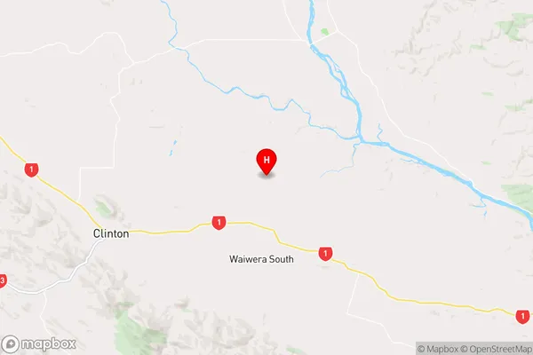 Ashley Downs,Otago Region Map