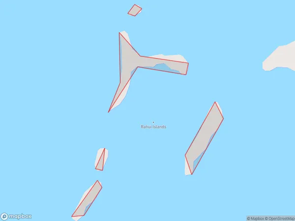 Rahui Islands, Northland Polygon Area Map