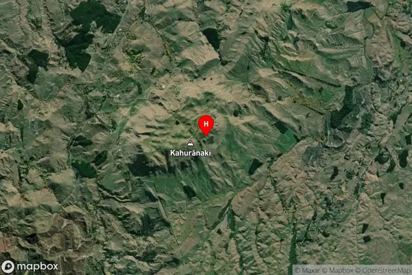 Kahuranaki,Hawke's Bay Satellite Map