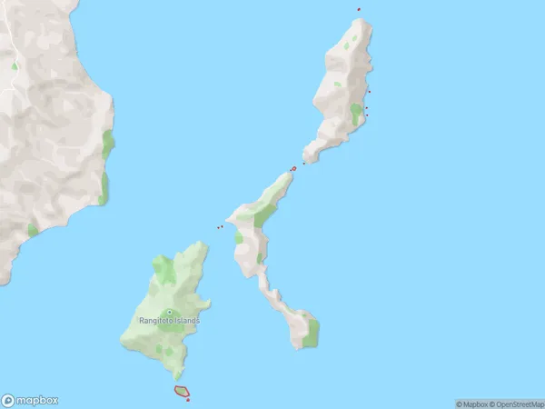 Rangitoto Islands, Marlborough Polygon Area Map