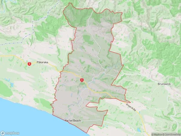 Kai Iwi, Manawatu-Wanganui Polygon Area Map