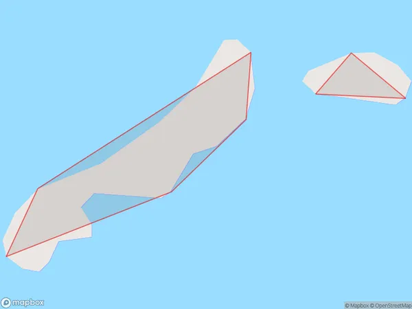 Rocky Islets, Auckland Polygon Area Map