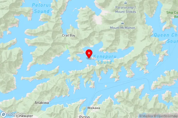 Kaiaho Point,Marlborough Region Map