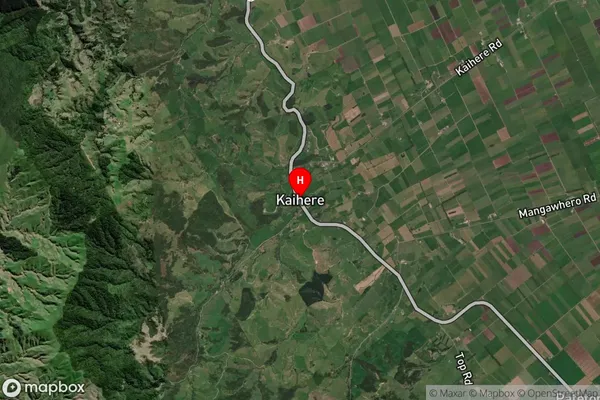 Kaihere,Waikato Satellite Map