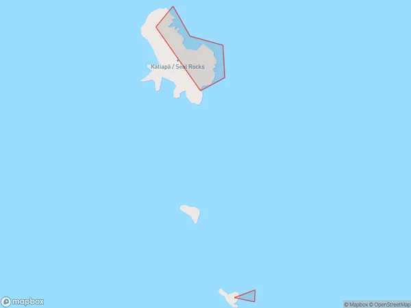 Seal Rocks, Otago Polygon Area Map
