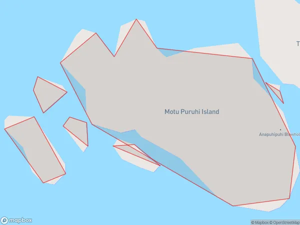 Simmonds Islands, Northland Polygon Area Map