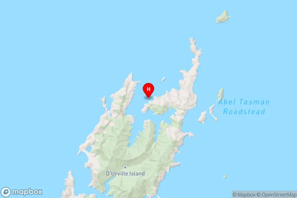 Squadron Rocks,Marlborough Region Map