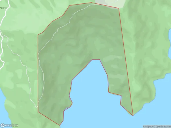 Kaipakirikiri Bay, Marlborough Polygon Area Map