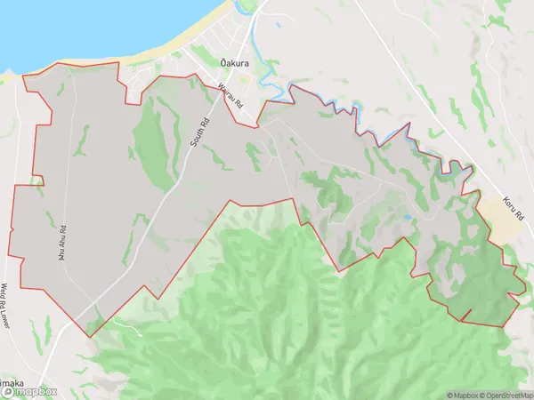 Kaitake, Taranaki Polygon Area Map