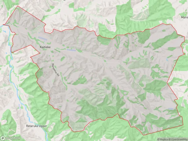 Kaitieke, Manawatu-Wanganui Polygon Area Map