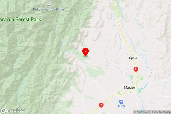 Kaituna,Wellington Region Map