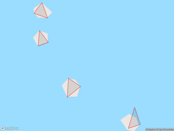 The Pigeons / Piroque Rocks, Otago Polygon Area Map
