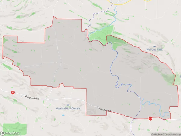 Kaiwera, Southland Polygon Area Map