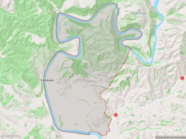 Kaiwhaiki, Manawatu-Wanganui Polygon Area Map
