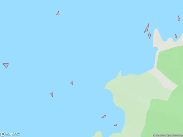 Towing Head Islands, Otago Polygon Area Map