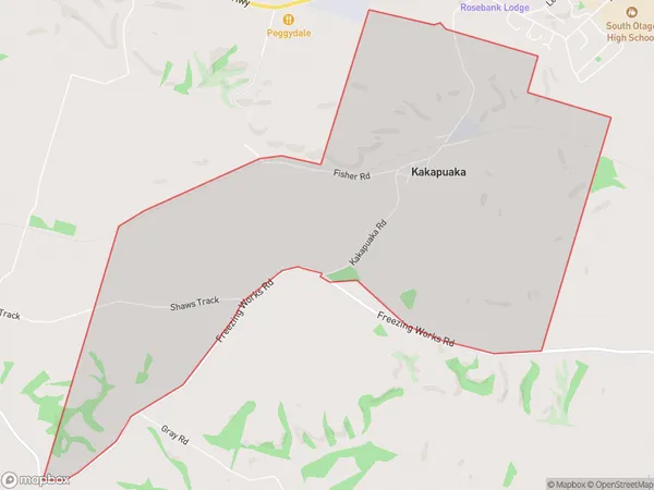 Kakapuaka, Otago Polygon Area Map