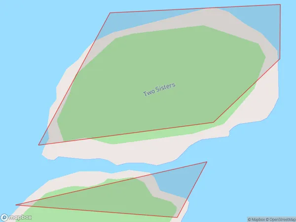 Two Sisters, Southland Polygon Area Map