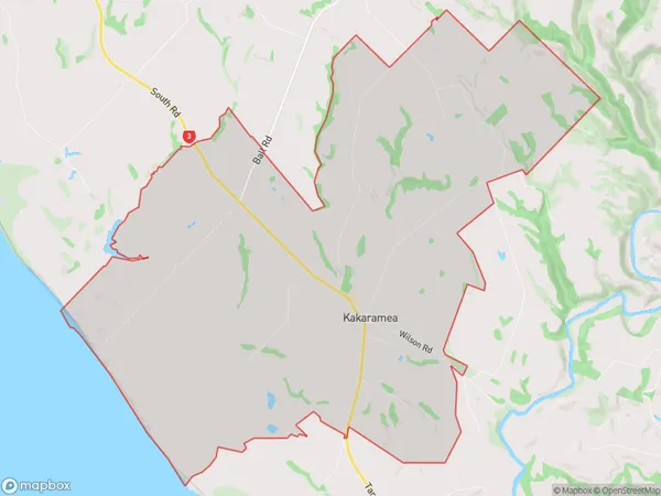 ZipCode 4598 Map for Kakaramea