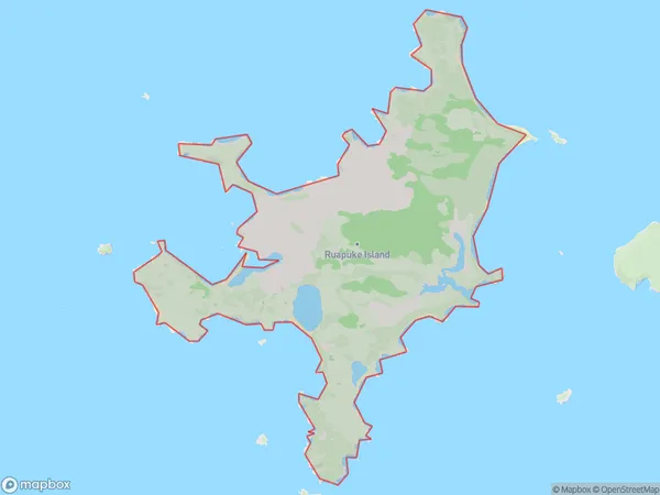 Ruapuke Island, Southland Polygon Area Map
