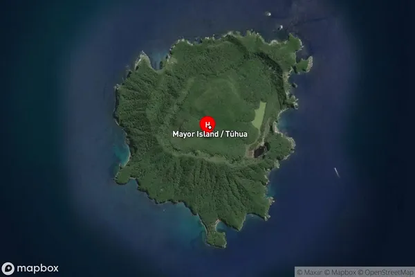 Mayor Island / Tuhua,Bay of Plenty Satellite Map