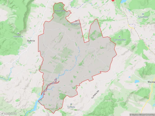 Ngakuru, Waikato Polygon Area Map