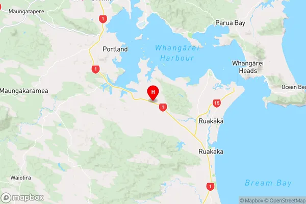 Mata,Northland Region Map