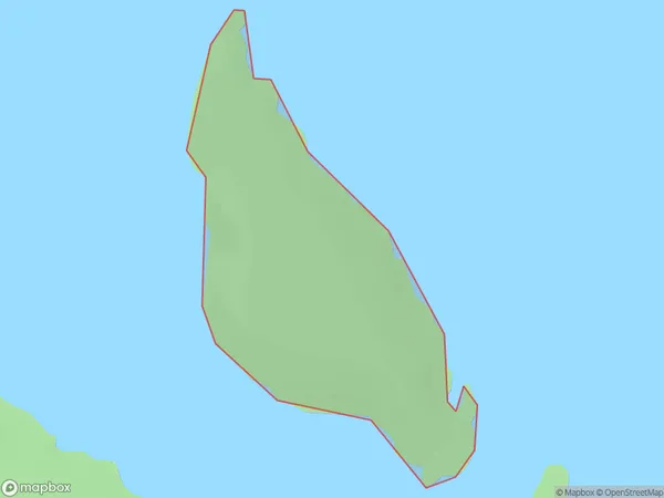 Arran Island, Southland Polygon Area Map
