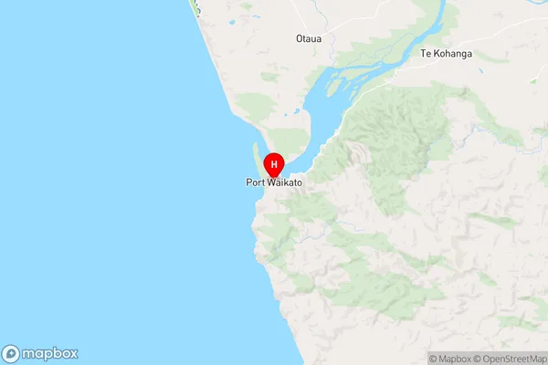 Port Waikato,Waikato Region Map
