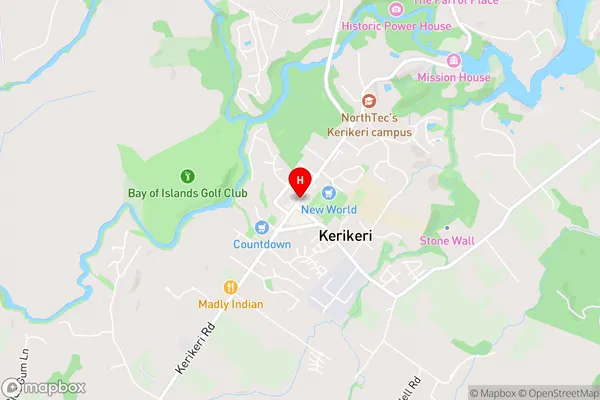 Kerikeri,Northland Area Map