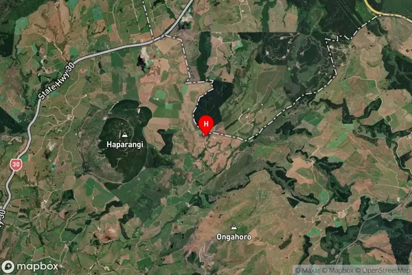 Kapenga,Waikato Satellite Map