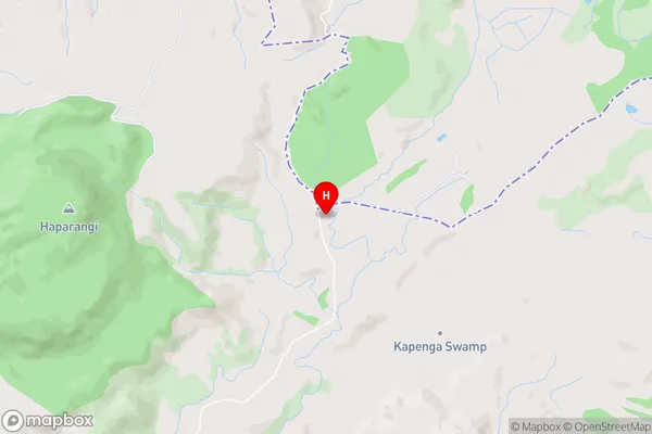 Kapenga,Waikato Area Map