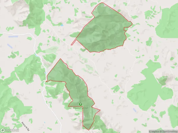 Houto Forest,  Polygon Area Map