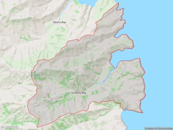 ZipCode 7583 Map for Le Bons Bay