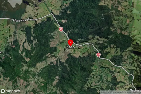 Kaeo,Northland Satellite Map