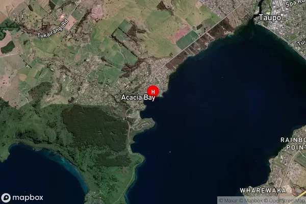 Acacia Bay North,Waikato Satellite Map