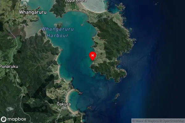 Admirals Bay,Northland Satellite Map