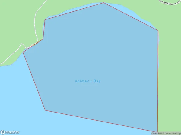 Ahimanu Bay, Hawke's Bay Polygon Area Map