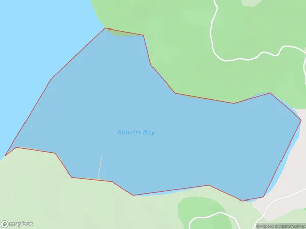 Ahuriri Bay, Otago Polygon Area Map