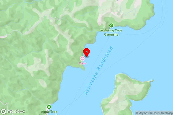 Akersten Bay,Tasman Area Map
