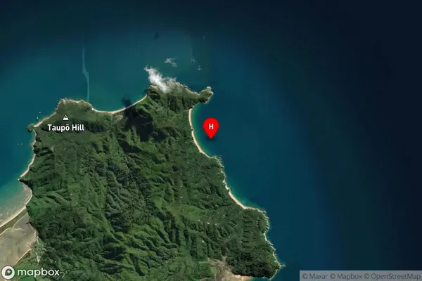 Anatakapau Bay,Tasman Satellite Map