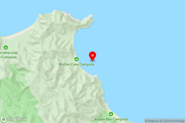 Anatakapau Bay,Tasman Area Map