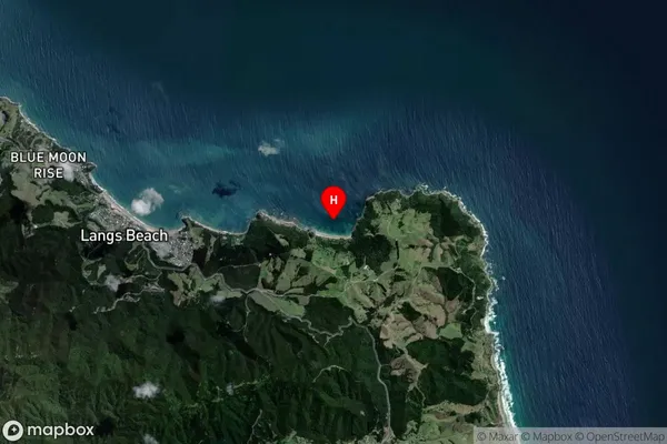 Andersons Cove,Northland Satellite Map
