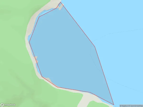 Anita Bay, Auckland Polygon Area Map