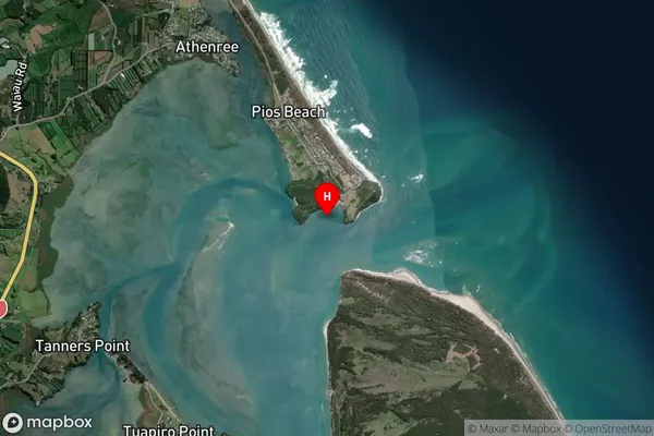 Anzac Bay,Bay of Plenty Satellite Map