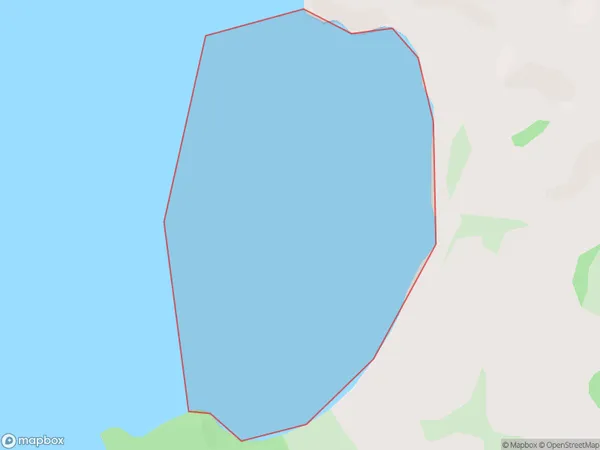 Arapatiki Bay, Waikato Polygon Area Map