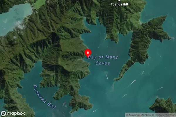 Arthurs Bay,Marlborough Satellite Map