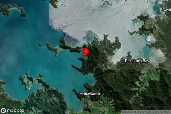 Assassination Cove,Northland Satellite Map