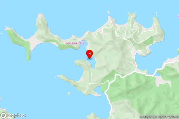 Assassination Cove,Northland Area Map