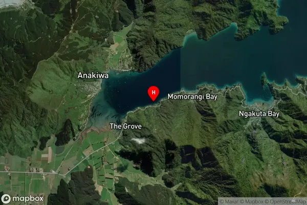 Aussie Bay,Marlborough Satellite Map